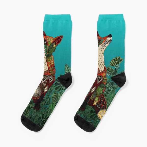 Aperçu de l'œuvre renard floral créée et vendue par scrummy.