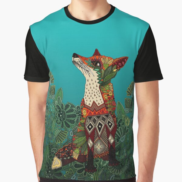 Aperçu de l'œuvre renard floral créée et vendue par scrummy.