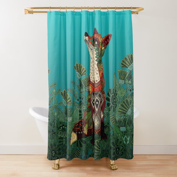 Aperçu de l'œuvre renard floral créée et vendue par scrummy.