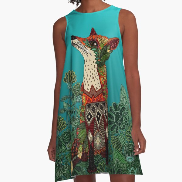 Item preview, floral fox designed and sold by scrummy.