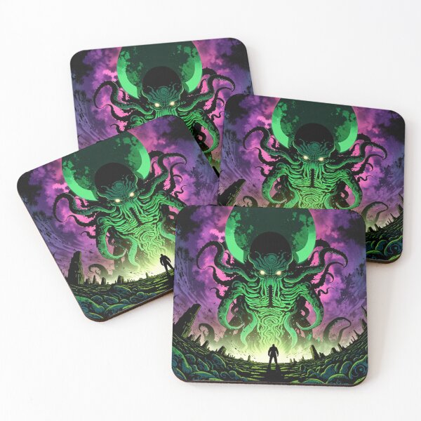 Item preview,  Cthulhu the evil all seeing Eldritch Lovecraftian God Anime Manga style art designed and sold by Vintage Designs +.