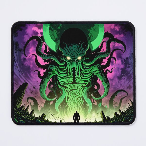 Item preview, Cthulhu the evil all seeing Eldritch Lovecraftian God Anime Manga style art designed and sold by Vintage Designs +.