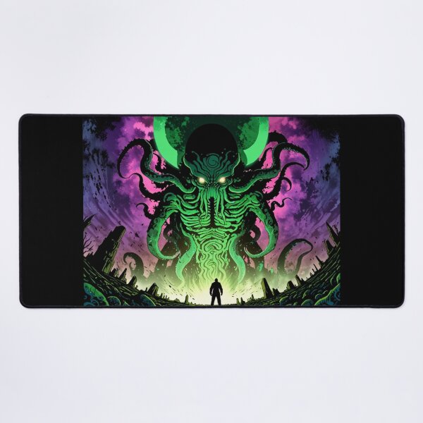Item preview, Cthulhu the evil all seeing Eldritch Lovecraftian God Anime Manga style art designed and sold by Vintage Designs +.