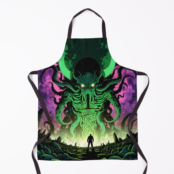 Item preview, Cthulhu the evil all seeing Eldritch Lovecraftian God Anime Manga style art designed and sold by Vintage Designs +.