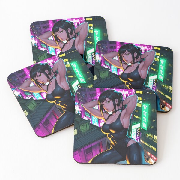 Item preview, Ninja Assassin Female Anime Manga illustration pop culture designed and sold by Vintage Designs +.