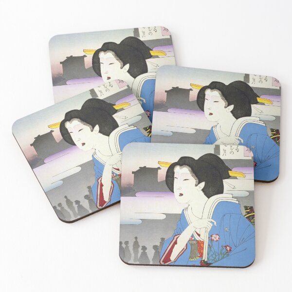 Item preview, Dawn Moon of the Shiwaya Town – Tsukioka Yoshitoshi designed and sold by store-wasabi.