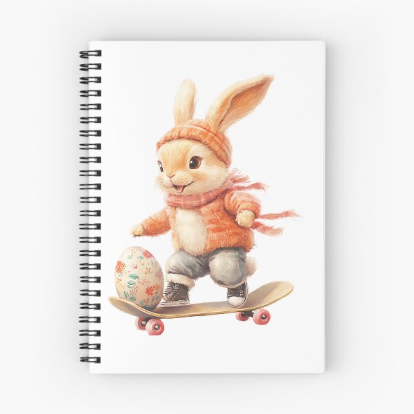 Item preview, Cool Easter Bunny on a Skateboard designed and sold by CraftsEtc.