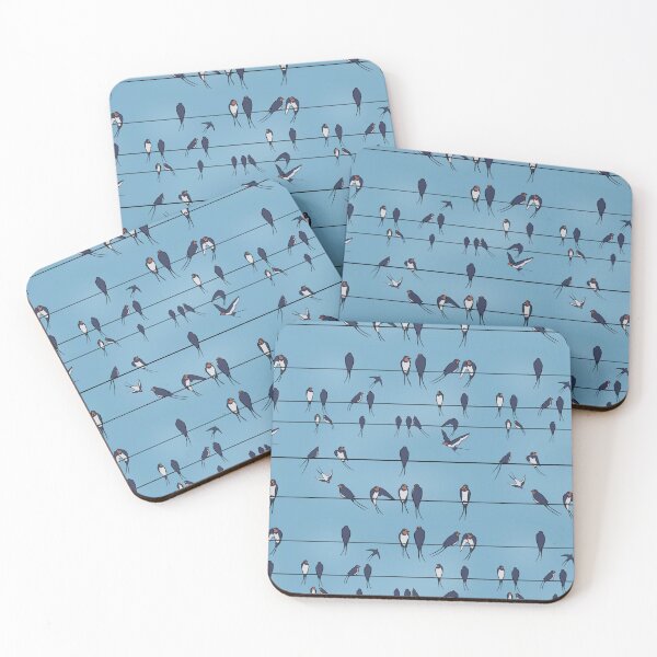 Item preview, Flock of Swallows designed and sold by EllenorMererid.