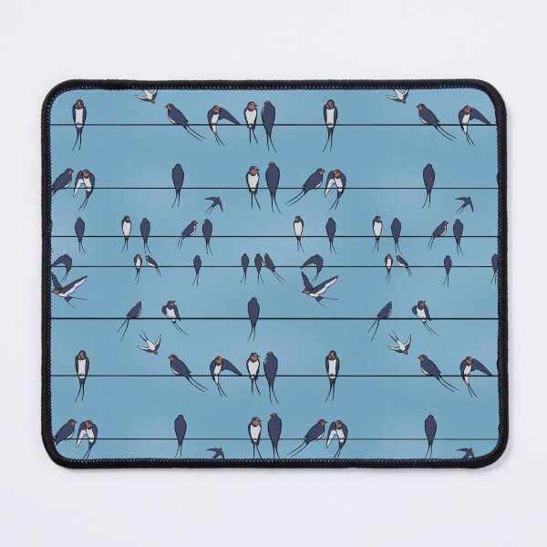Item preview, Flock of Swallows designed and sold by EllenorMererid.