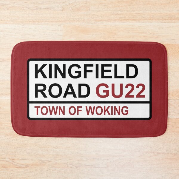 Item preview, Woking Kingfield Road Iconic Street Sign designed and sold by DelfDesign.