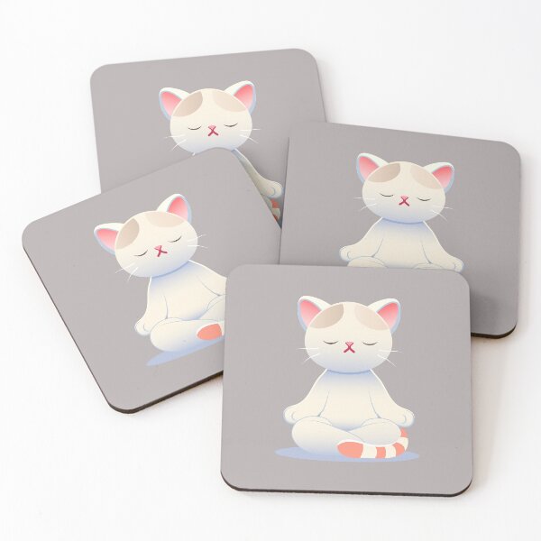 Item preview, Zen Cat – Meditative calm and mindfulness in soft colors designed and sold by Kisho.