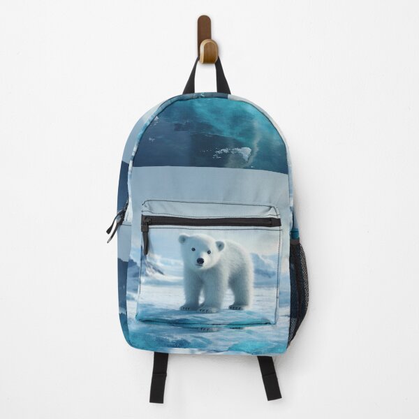 Item preview, Save Our Glaciers – Polar Bear on Melting Ice -Blue Ocean Climate Art designed and sold by Benitty.