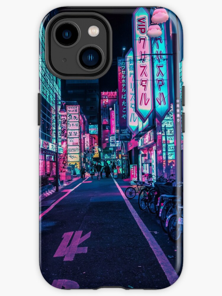 Thumbnail 1 of 4, iPhone Case, Tokyo - A Neon Wonderland designed and sold by HimanshiShah.