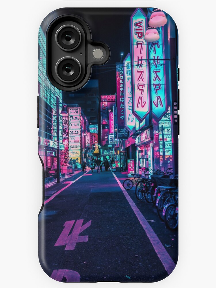 Thumbnail 1 of 4, iPhone Case, Tokyo - A Neon Wonderland designed and sold by HimanshiShah.