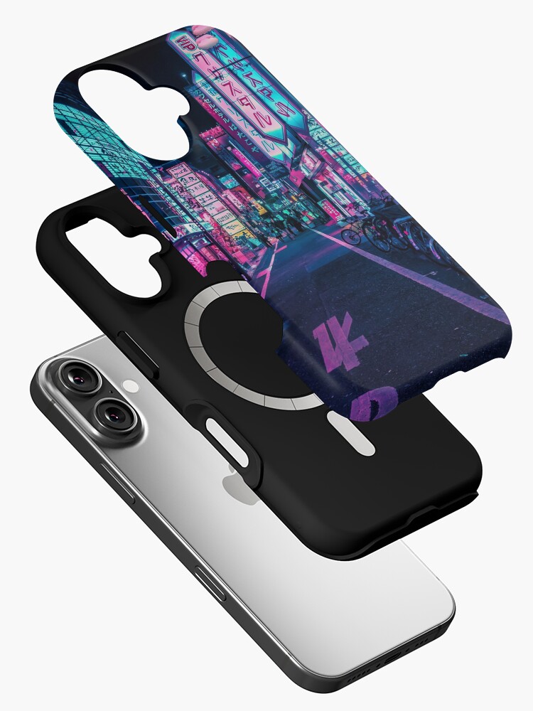 Thumbnail 2 of 4, iPhone Case, Tokyo - A Neon Wonderland designed and sold by HimanshiShah.