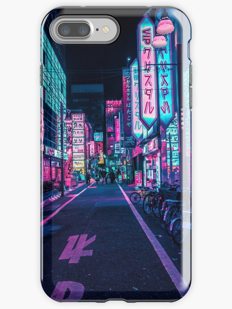 Thumbnail 1 of 4, iPhone Case, Tokyo - A Neon Wonderland designed and sold by HimanshiShah.