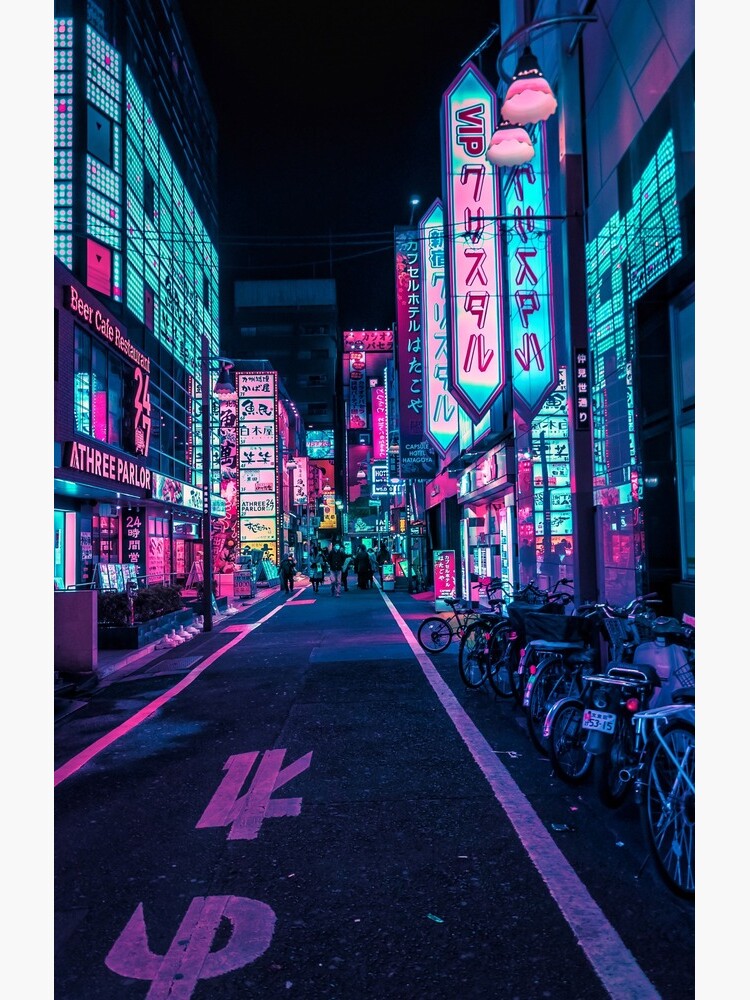 Thumbnail 4 of 4, Samsung Galaxy Phone Case, Tokyo - A Neon Wonderland designed and sold by HimanshiShah.
