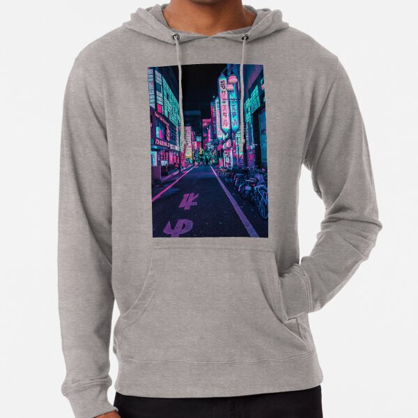 Tokyo - A Neon Wonderland Lightweight Hoodie