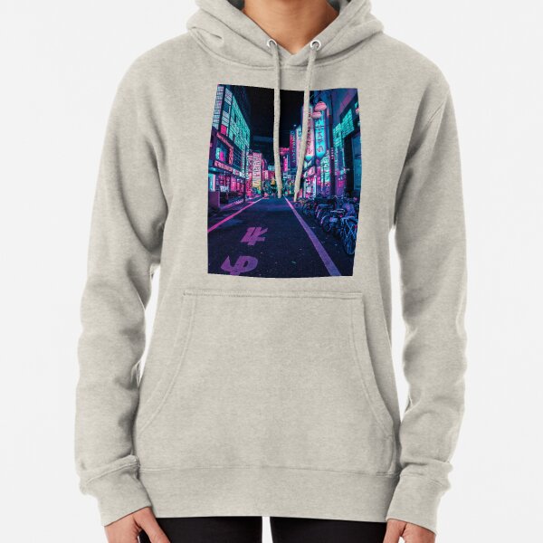 Tokyo - A Neon Wonderland Pullover Hoodie