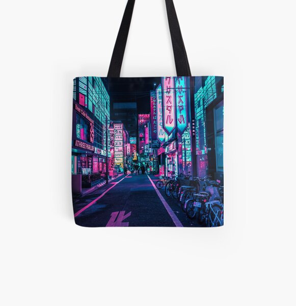 Tokyo - A Neon Wonderland Tote bag doublé