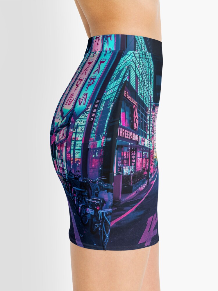 Alternate view of Tokyo - A Neon Wonderland Mini Skirt