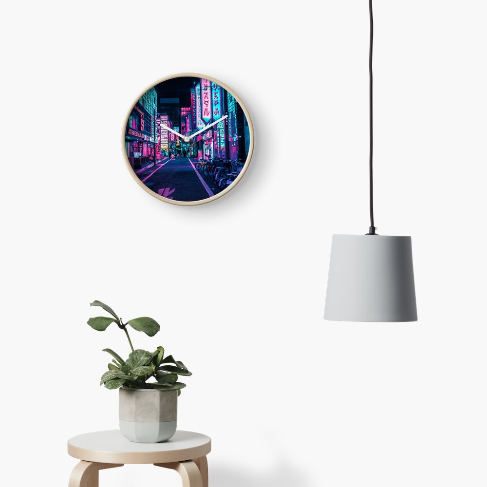 Tokyo - A Neon Wonderland Clock