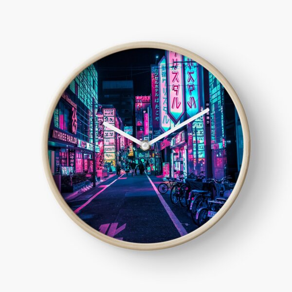 Tokyo - A Neon Wonderland Clock