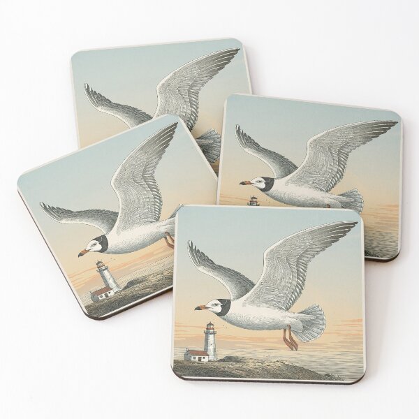 Item preview, Laughing Gull - Leucophaeus Atricilla Vintage Engraving designed and sold by GRABAPSHOP.