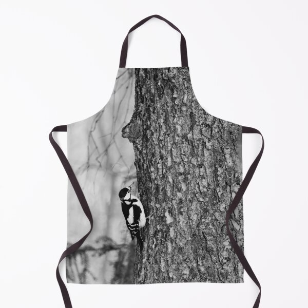 Item preview, Up is the way. Great spotted woodpecker bw designed and sold by Jouko Lehto Photography.
