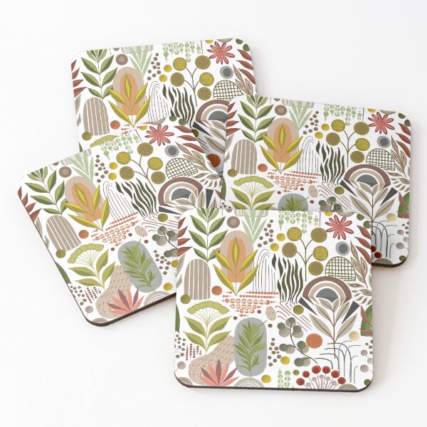 Item preview, plant pattern, pastel pattern, watercolor designed and sold by Tetiana Pohurska.