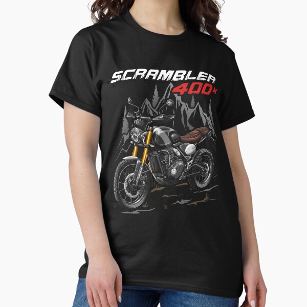 Item preview, Motorcycle Scrambler 400X (Phantom Black Silver Ice) for Motorcycle Riders designed and sold by MotoApparelHub.