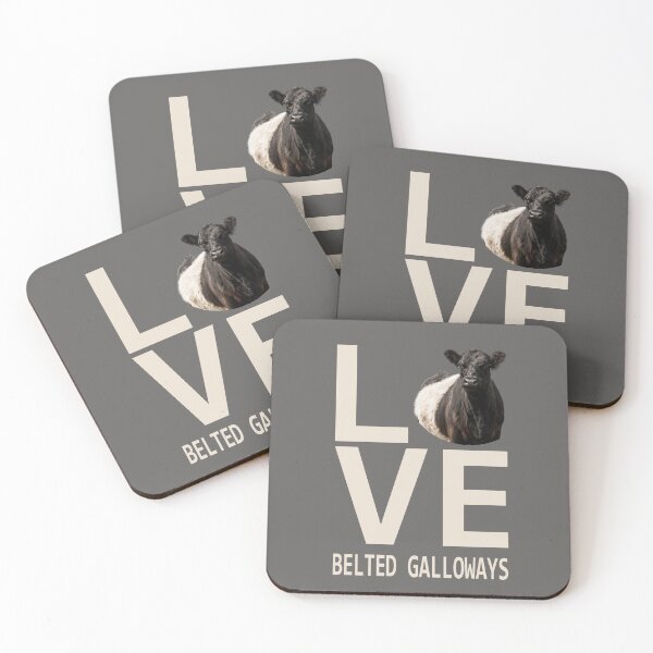 Item preview, LOVE Belted Galloway Cows II designed and sold by Jane Stanley Photography.