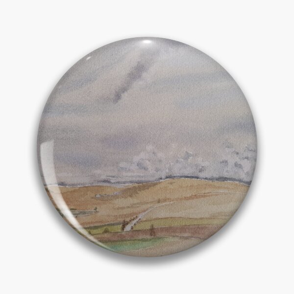 Item preview, Watercolor of Causse Méjean – Wild landscape of Lozère designed and sold by Alain DIVINE.