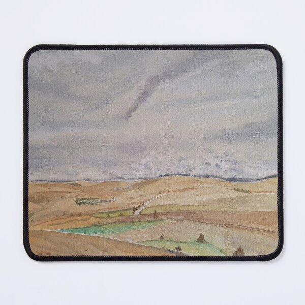 Item preview, Watercolor of Causse Méjean – Wild landscape of Lozère designed and sold by Alain DIVINE.