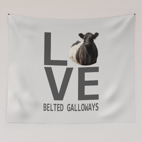 Item preview, LOVE Belted Galloway Cows III designed and sold by Jane Stanley Photography.