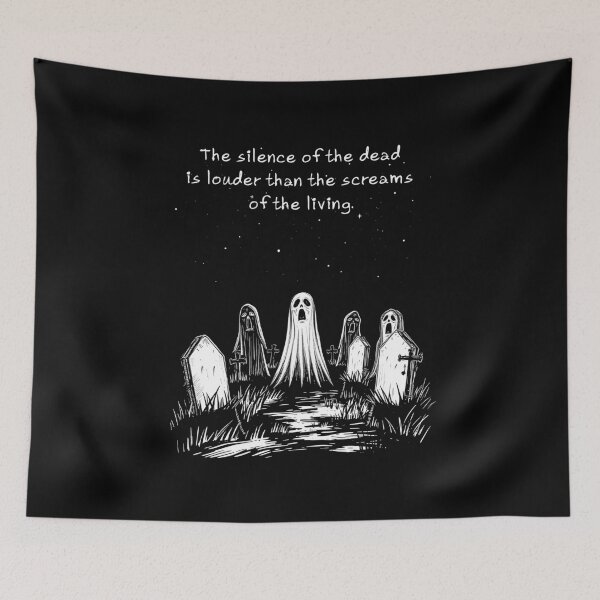 Item preview, Silent Screams – Haunting Graveyard Art designed and sold by 442workshop.