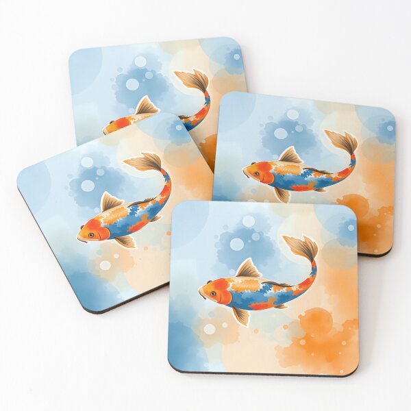 Item preview, Blue & Orange Koi designed and sold by Shirtastically.