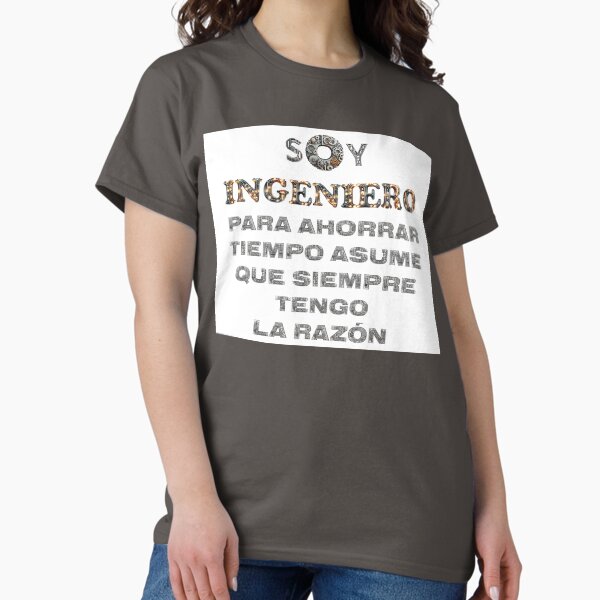 SOY INGENIERO Camiseta clásica