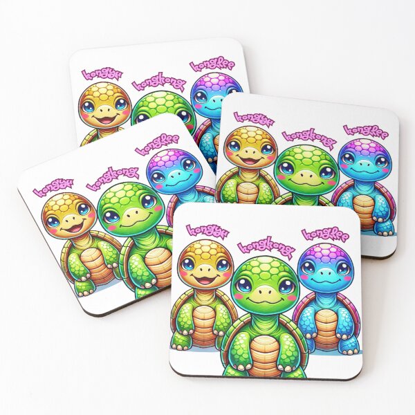 Item preview, Cute Trio Turtle Buddies designed and sold by moominnano.
