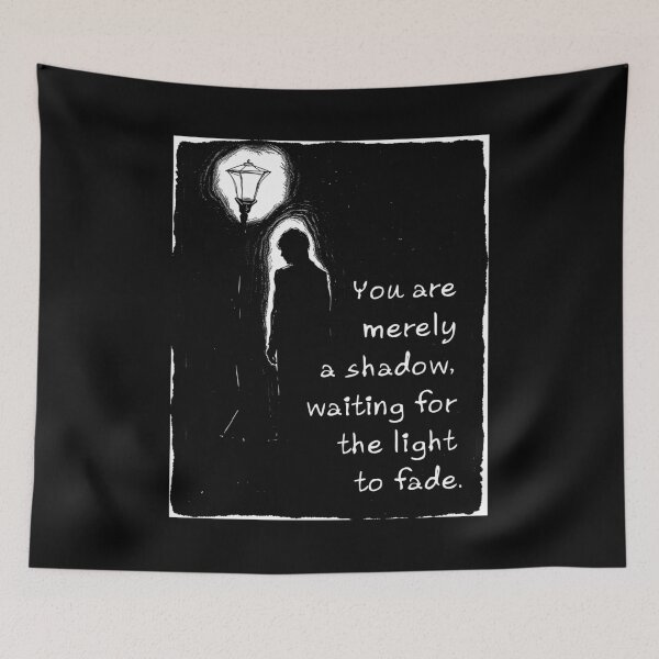 Item preview, Fading Shadow – Dark Ink Illustration designed and sold by 442workshop.