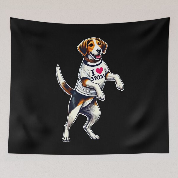 Item preview, American Foxhound Mom I Love Mom American Foxhound Lover designed and sold by Kimberley King Art  King Art.