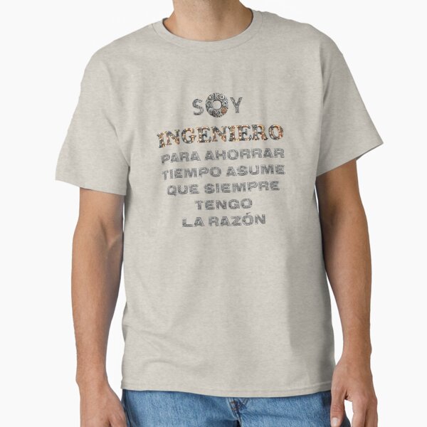 SOY INGENIERO Camiseta clásica