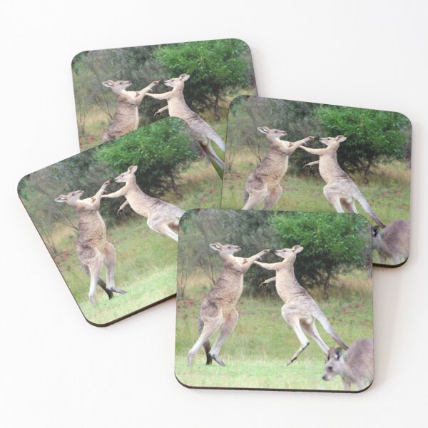 Item preview, Two Kangaroos having a fight and discussion designed and sold by BirdsAlive.