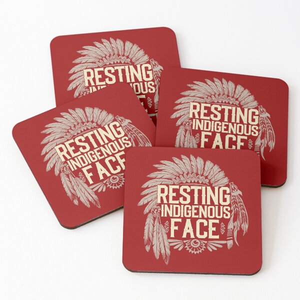 Item preview, Resting Indigenous Face designed and sold by GregArtShop.