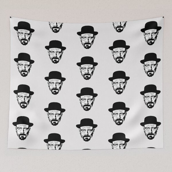 Item preview, Walter White Heisenberg Face designed and sold by Fanverse Merchandise.