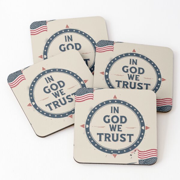 Item preview, Classic American Patriotic Seal – In God We Trust designed and sold by Moss and Moon Studio.