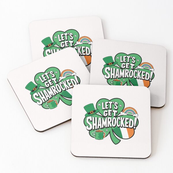 Item preview, Let's get shamrocked, st patrick's day designed and sold by AnimalsDH305.