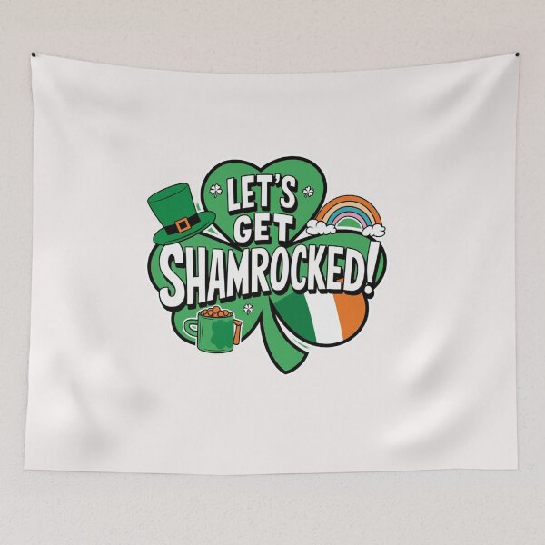 Item preview, Let's get shamrocked, st patrick's day designed and sold by AnimalsDH305.