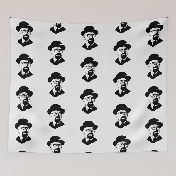 Item preview, Walter White Heisenberg Face designed and sold by Fanverse Merchandise.