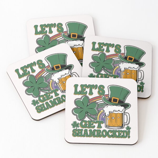 Item preview, Let's get shamrocked, st patrick's day designed and sold by AnimalsDH305.